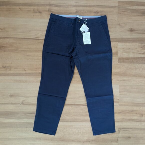 NWT Perk Feel Good Chinos Slim Fit Mens 40x30 Riverside Blue (Navy)